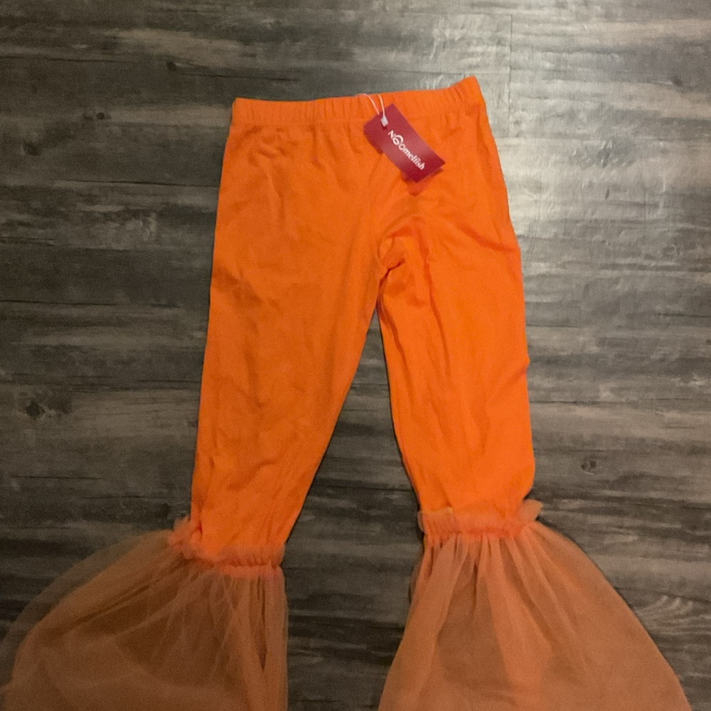 Orange Kids Casual Bottoms